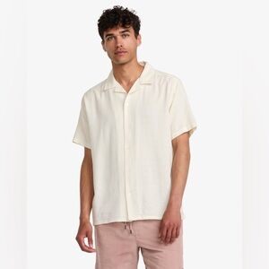 Reiss Men's Off-White Casual Button Down Shirt